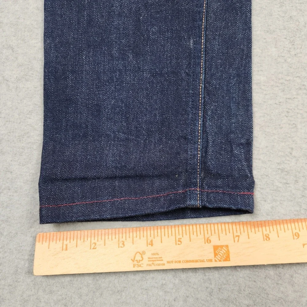 Gustin Selvedge Jeans 32x30 Blue Dark Wash Indigo Red Line Slim Fit Made In USA